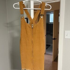 Tan Sleeveless Square Neck Sheath Mini Dress